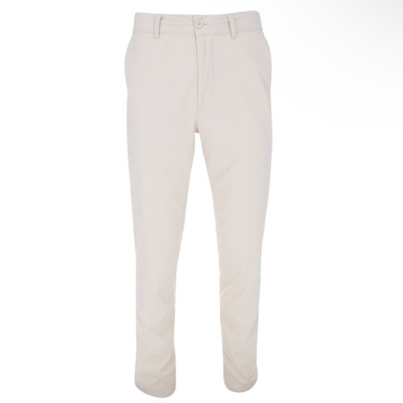 NWT $150 Quiet Golf Monogram Player Pants in Bone